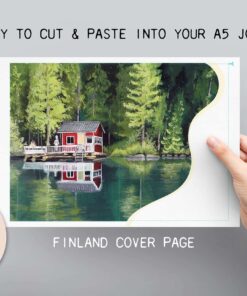 Finland Bullet Journal Blank Theme / Printable for Journal or Planner (DIGITAL DOWNLOAD)
