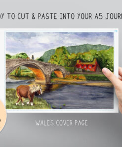 Wales Bullet Journal Blank Theme / Printable for Journal or Planner (DIGITAL DOWNLOAD)